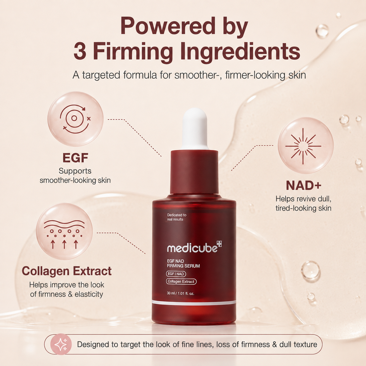 Medicube NAD + EGF Firming Serum