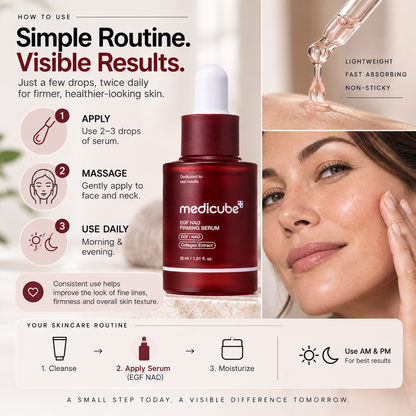 Medicube NAD + EGF Firming Serum