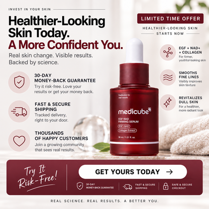 Medicube NAD + EGF Firming Serum